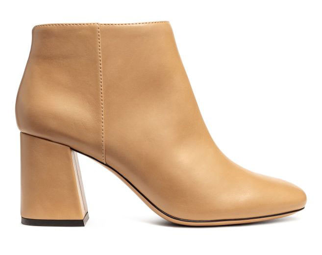 Block-Heeled Ankle Boots