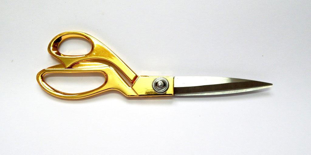 gold fashion scissors