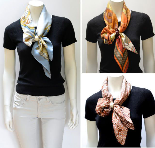 half tie scarf