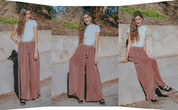 layered palazzo pants