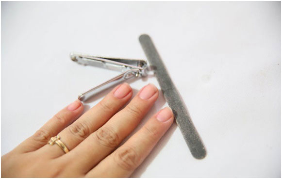trim and filing nails