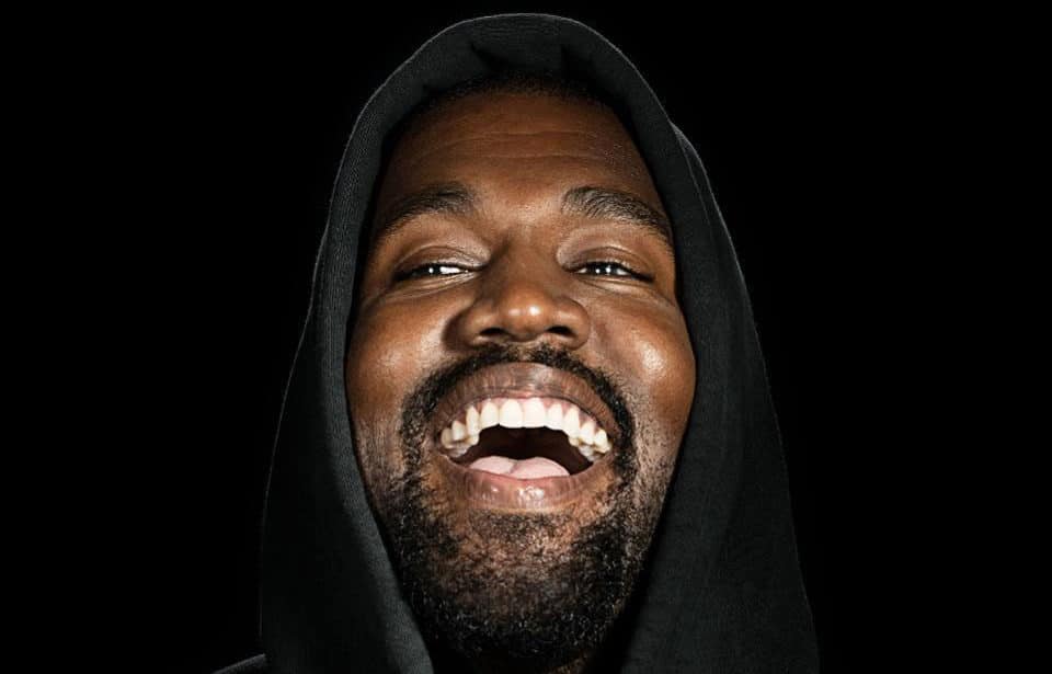 Kanye smiling