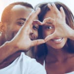 Find Love Air Beautiful Young African Couple