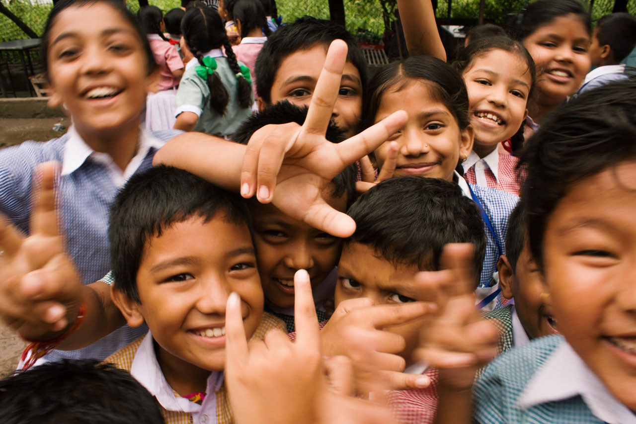 Kids in Nepal