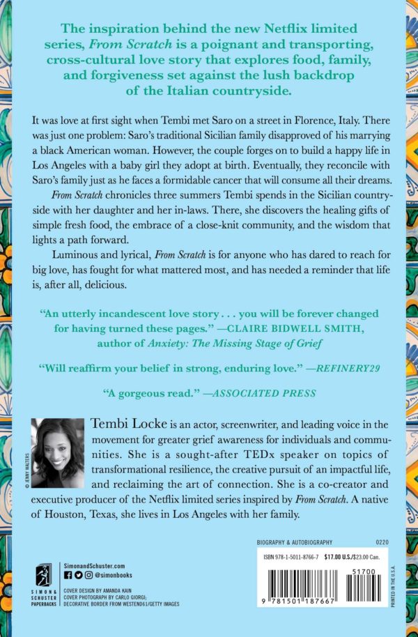 From Scratch: A Memoir of Love, Sicily, and Finding Home by Tembi Locke - Paperback