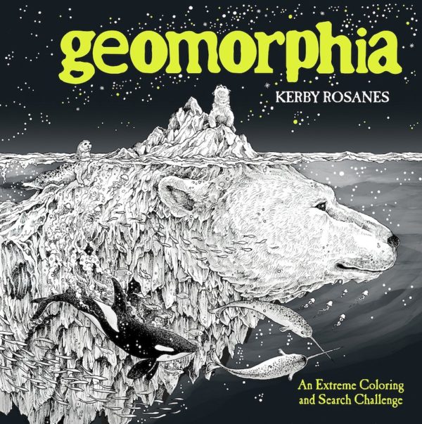 Geomorphia: An Extreme Coloring and Search Challenge by Kerby Rosanes - Paperback