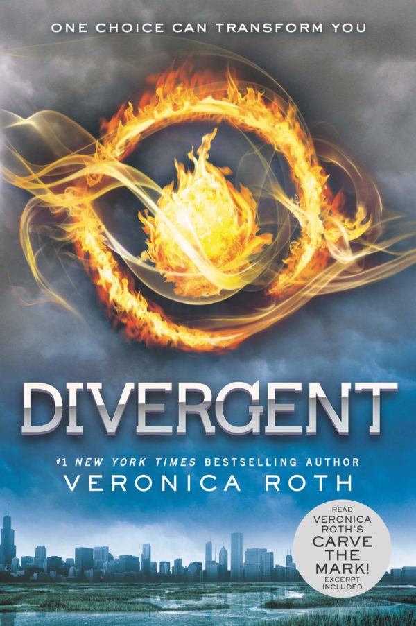 Divergent (Divergent Series, 1) by Veronica Roth - Paperback